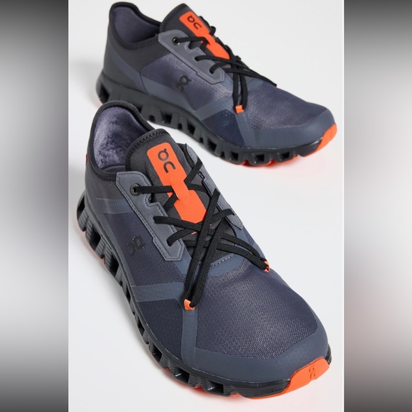 Rare On Cloud X 3 AD Running Shoes Eclipse Flame - Picture 2 of 5